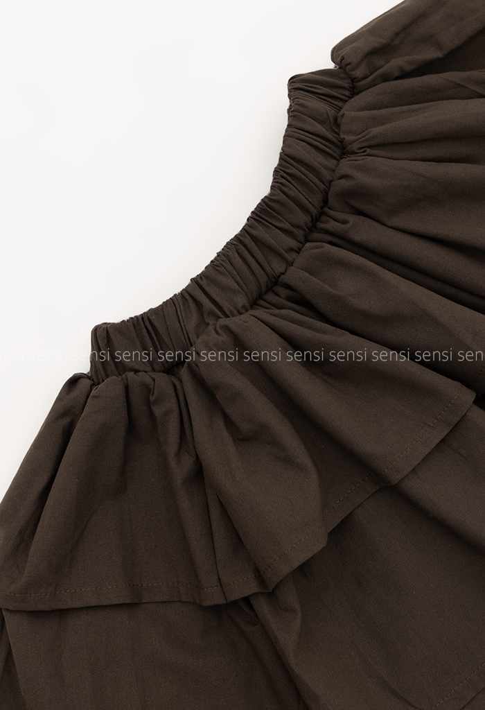 ست زنانه کراپ دامن گره ای کد1005901